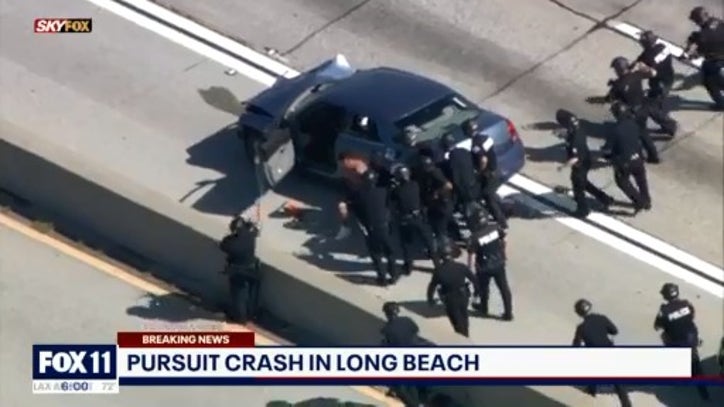 91 Freeway Police Chase Today: Suspect Apprehended After High-Speed Pursuit