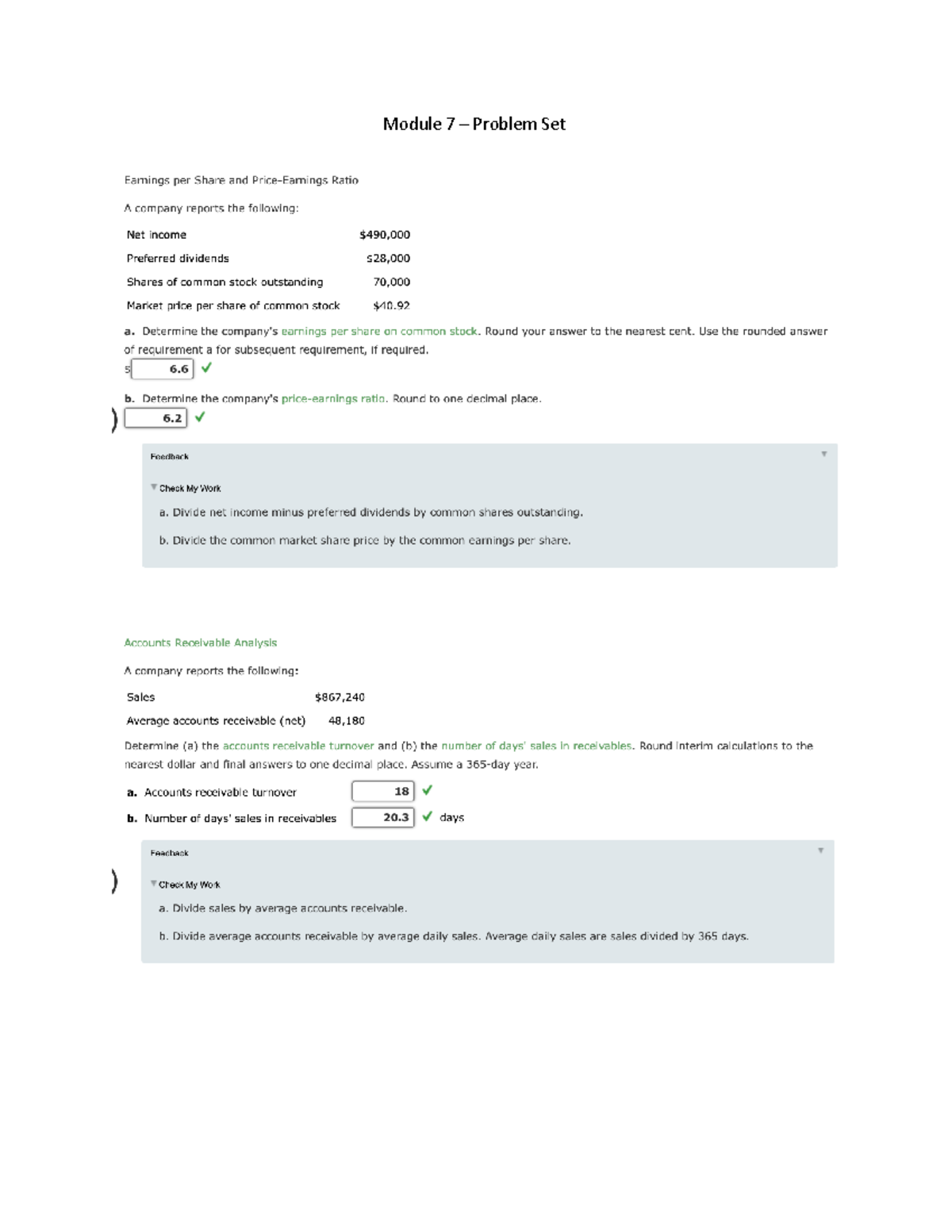 ABEKA ACC 201 Module 6 Problem Set: A Comprehensive Study Guide