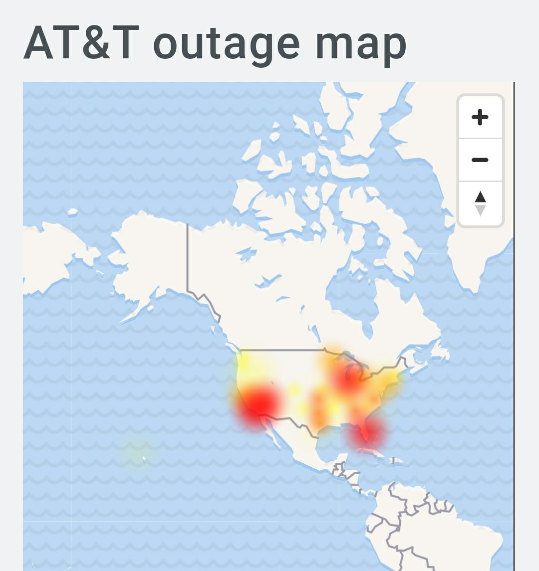 AT&T Outage Map: Real-time Coverage Of Affected Areas