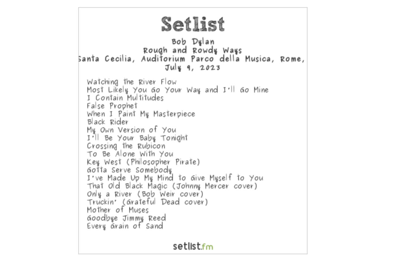 Bob Dylan's Outlaw Tour: A Deep Dive Into The Setlists