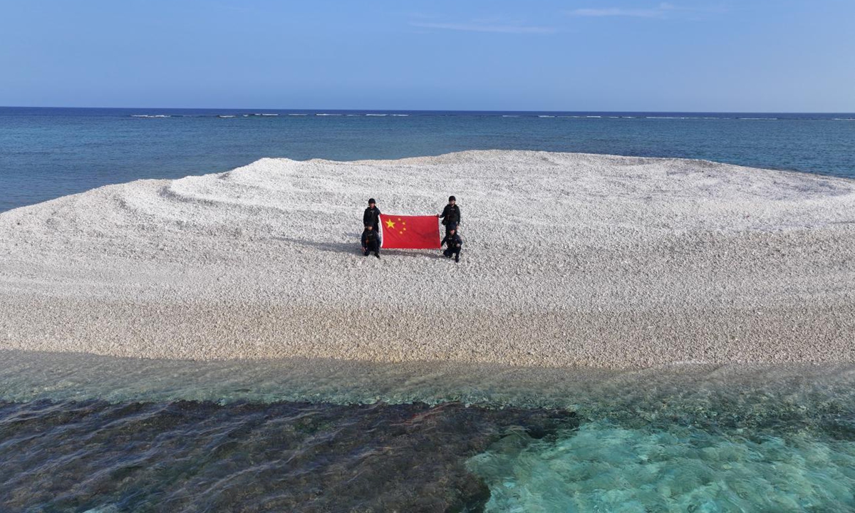 China Coast Guard Assertive:  Sovereignty Enforcement And Cleanup At Tiexian Jiao In South China Sea