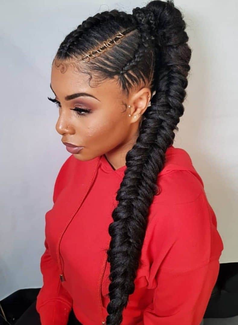 Cornrow Ponytail Braids: A Step-by-Step Guide To Stylish Braids