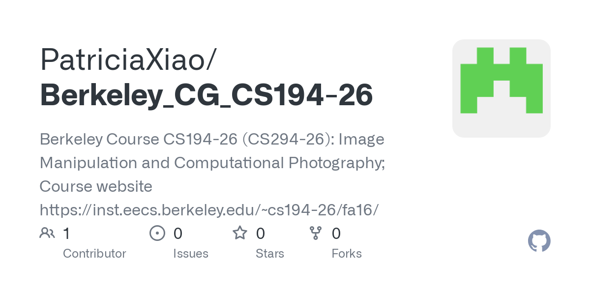 CS194 Berkeley: A Deep Dive Into Computer Vision