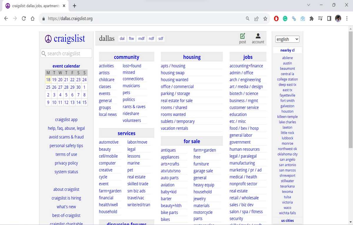 Dallas Craigslist: Your Guide To Finding The Best Deals & Services