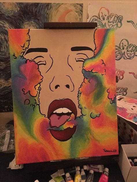 Easy 420 Paintings: Simple Cannabis Leaf Designs For Beginners