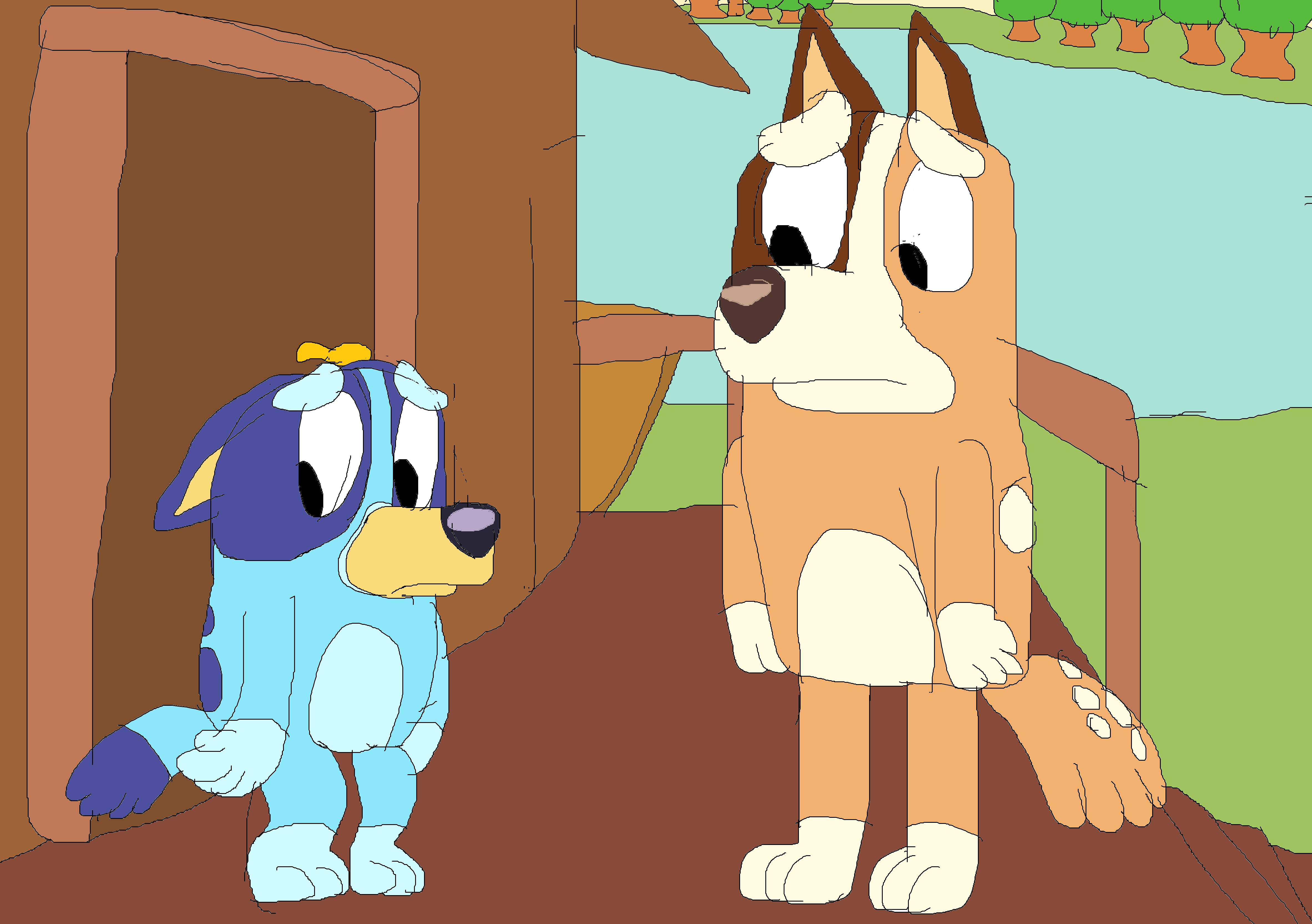 Exploring The World Of Bluey Fan Art On DeviantArt