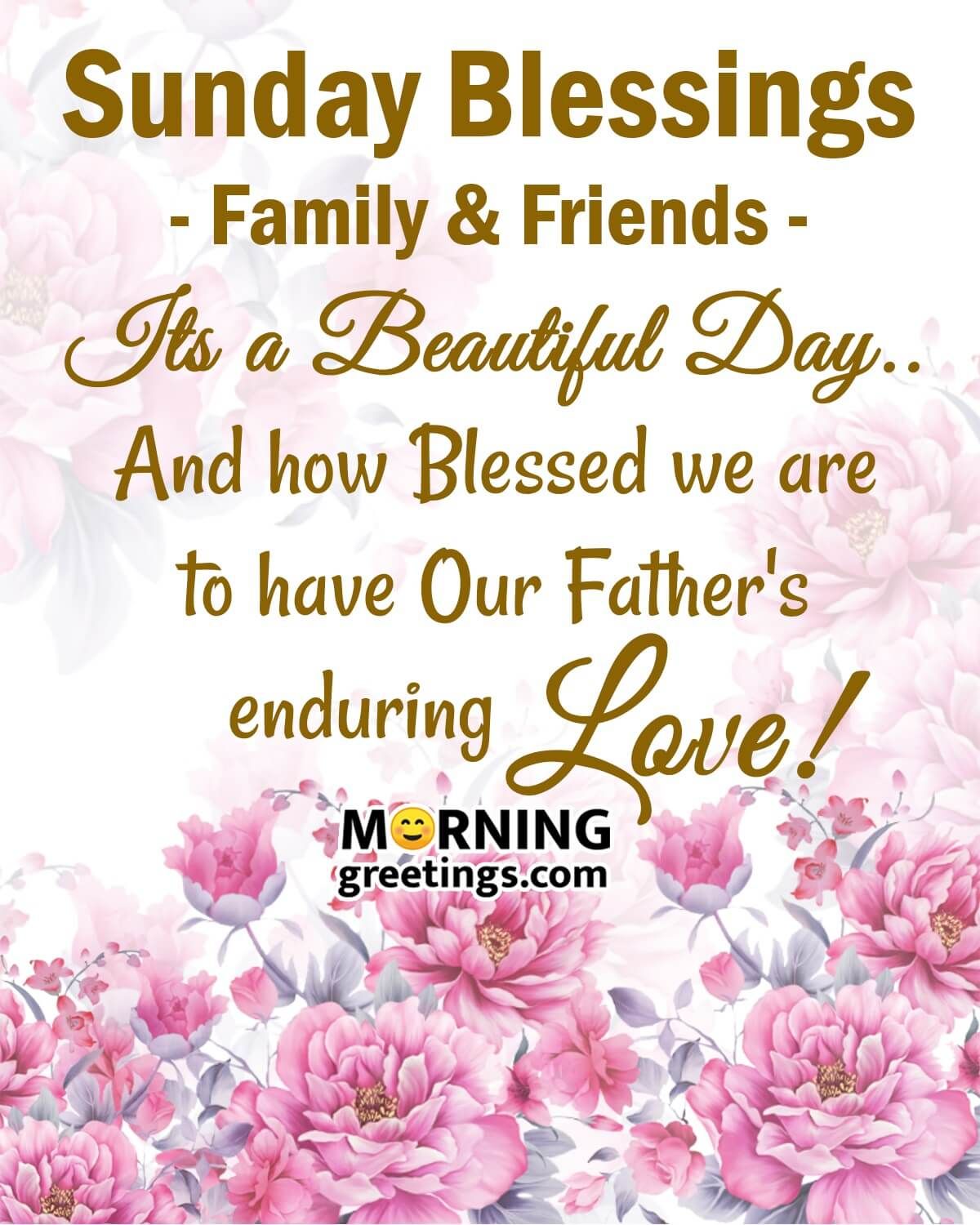Finding Peace And Joy: Sunday Morning Blessings