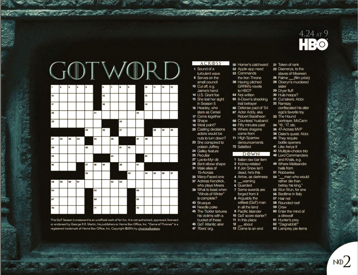 HBO Subsidiary: Cracking The Crossword Clue