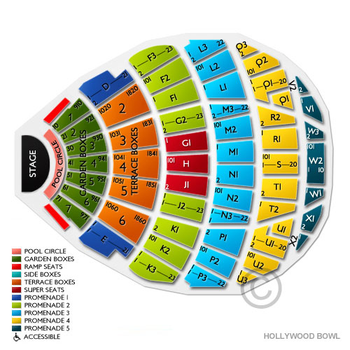 Hollywood Bowl Seating Chart: Find Your Perfect View