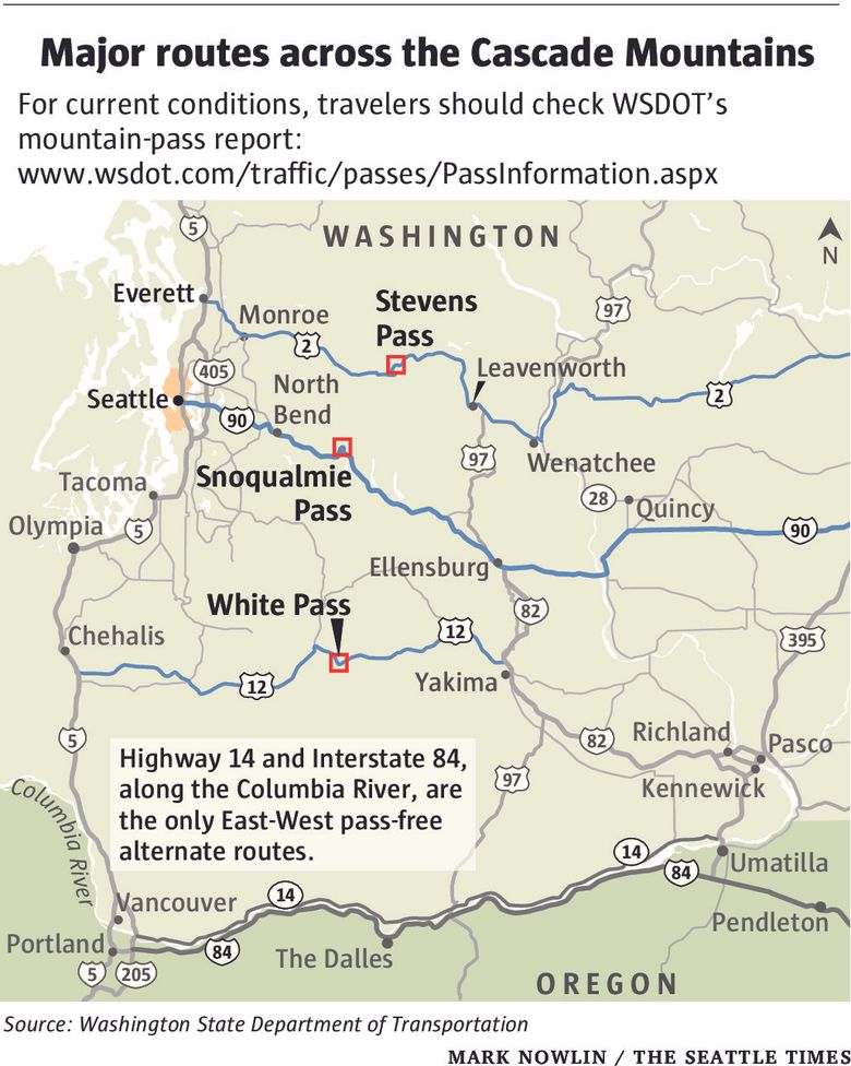 I-90 Snoqualmie Pass Conditions: Current Road Report & Winter Driving Tips For Washington State