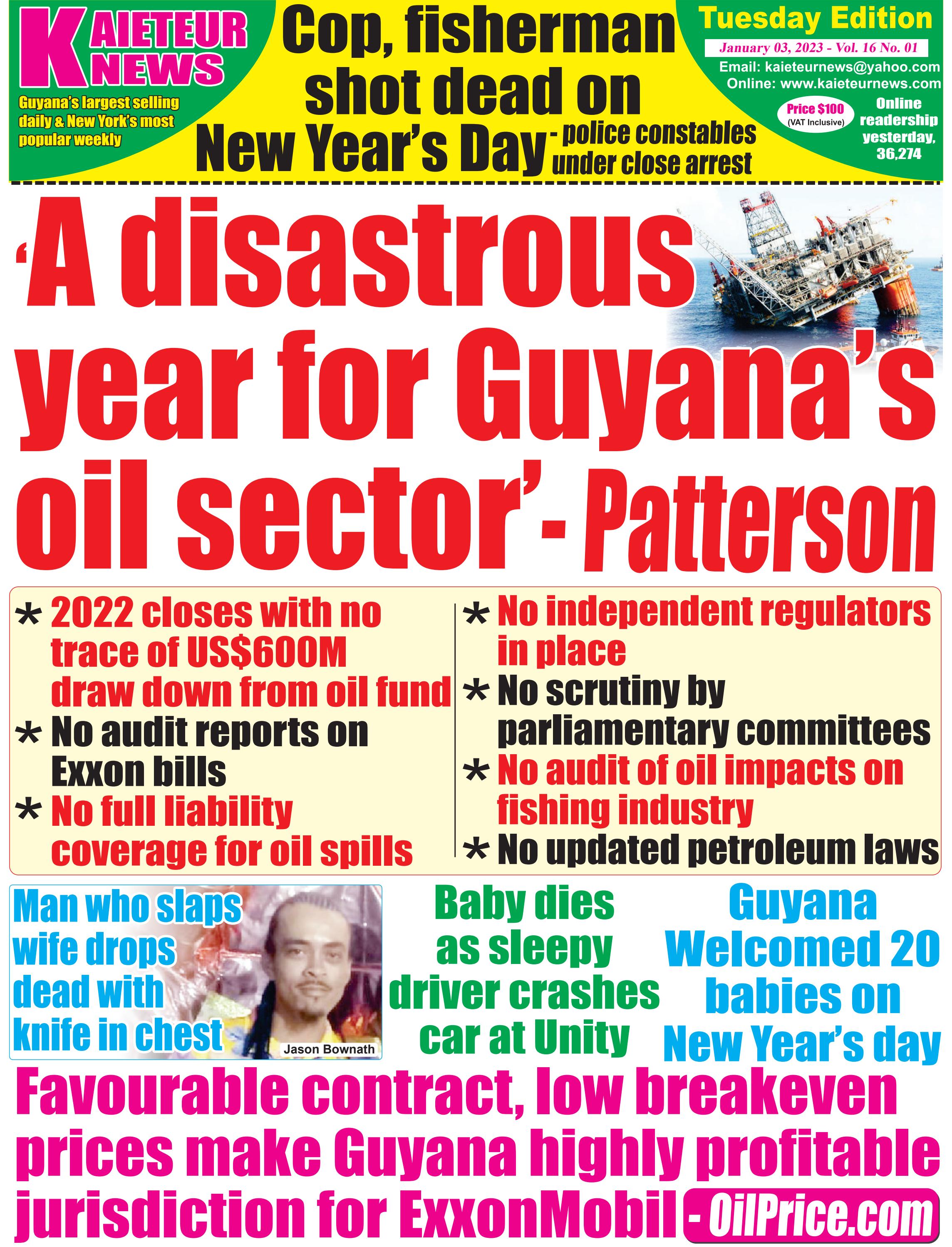 Kaieteur News Guyana Today: Top Stories And Headlines