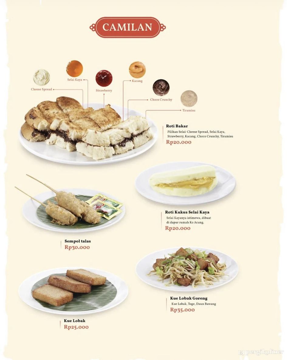 Kopi Ko Acung: Menu Lengkap Dan Harga Terbaru
