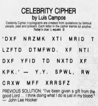 Luis Campos' Celebrity Cipher Answers: Today's Solutions