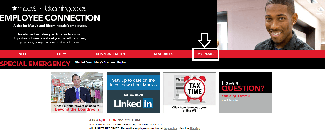 Macy's Insite: Employee Connection, Website Support, And Help Desk Details