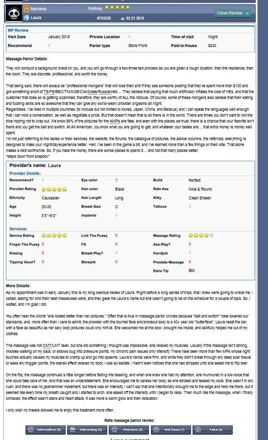 NYC Rub & Massage Parlors: A Comprehensive Rating Guide