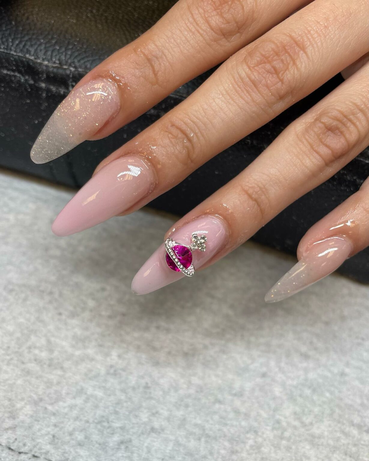 Ombre Nails With Glitter: A Shimmering Trend Guide
