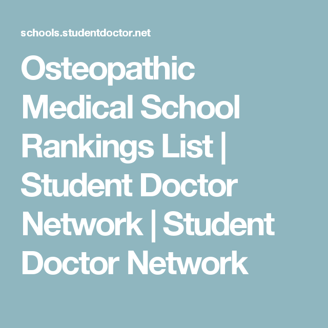 Osteopathic Medical School Rankings: A Comprehensive Guide