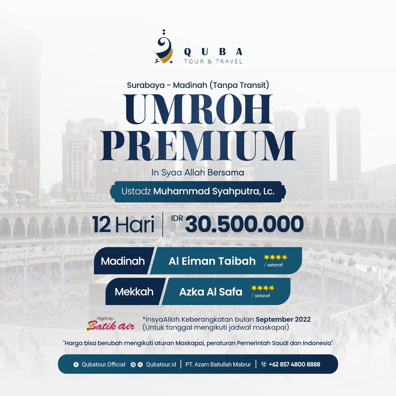 Packing Umroh 12 Hari: Berapa Baju Yang Perlu Dibawa?