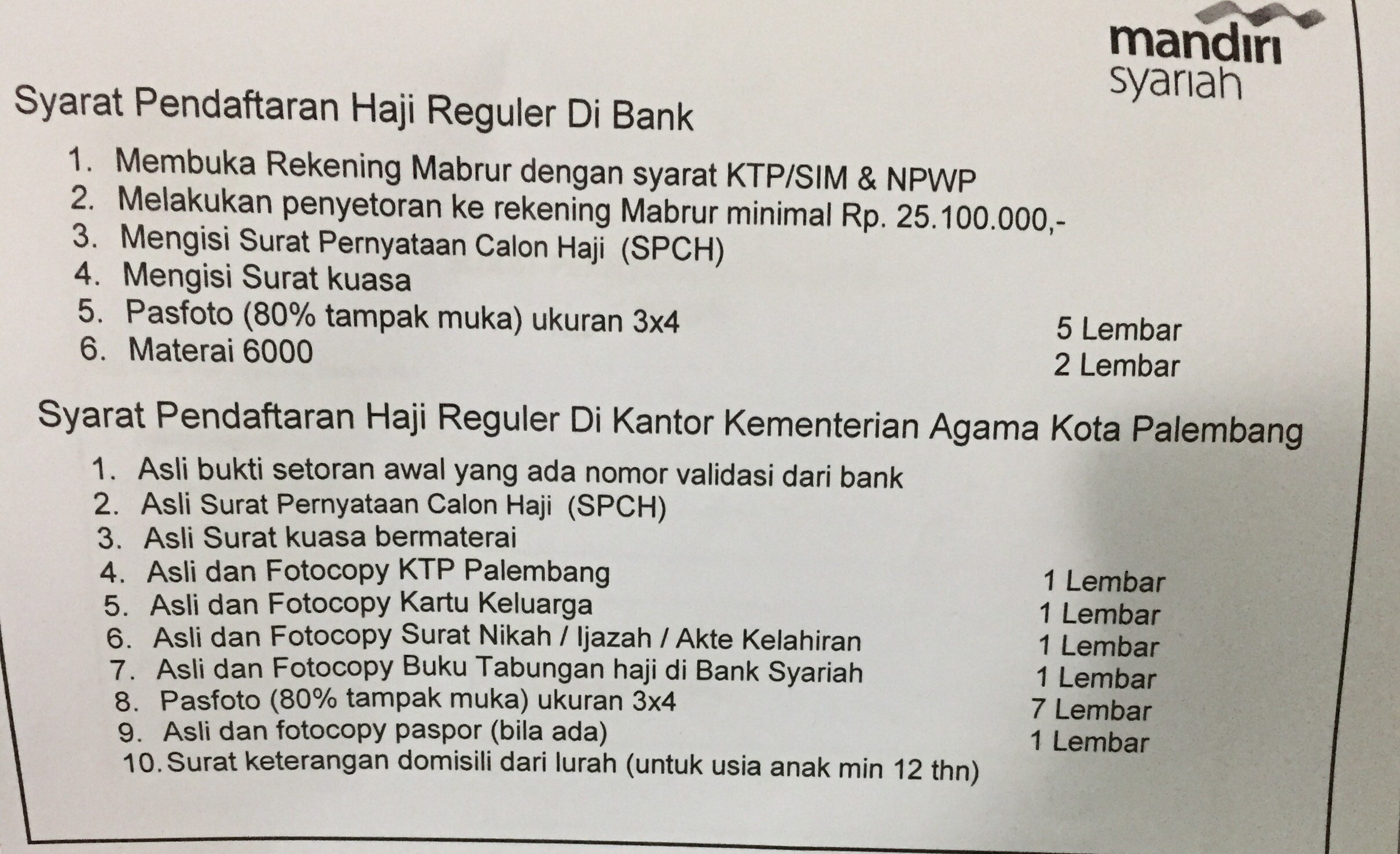 Panduan Lengkap Persyaratan Daftar Haji Terbaru 2024