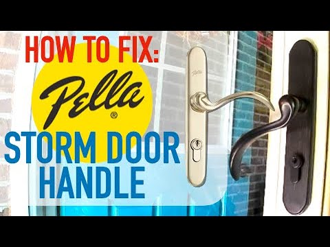Pella Storm Door Lock Repair: A Comprehensive Guide With Full Video
