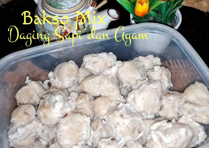 Rahasia Resep Bakso Sapi Mix Ayam Yang Empuk Dan Kenyal