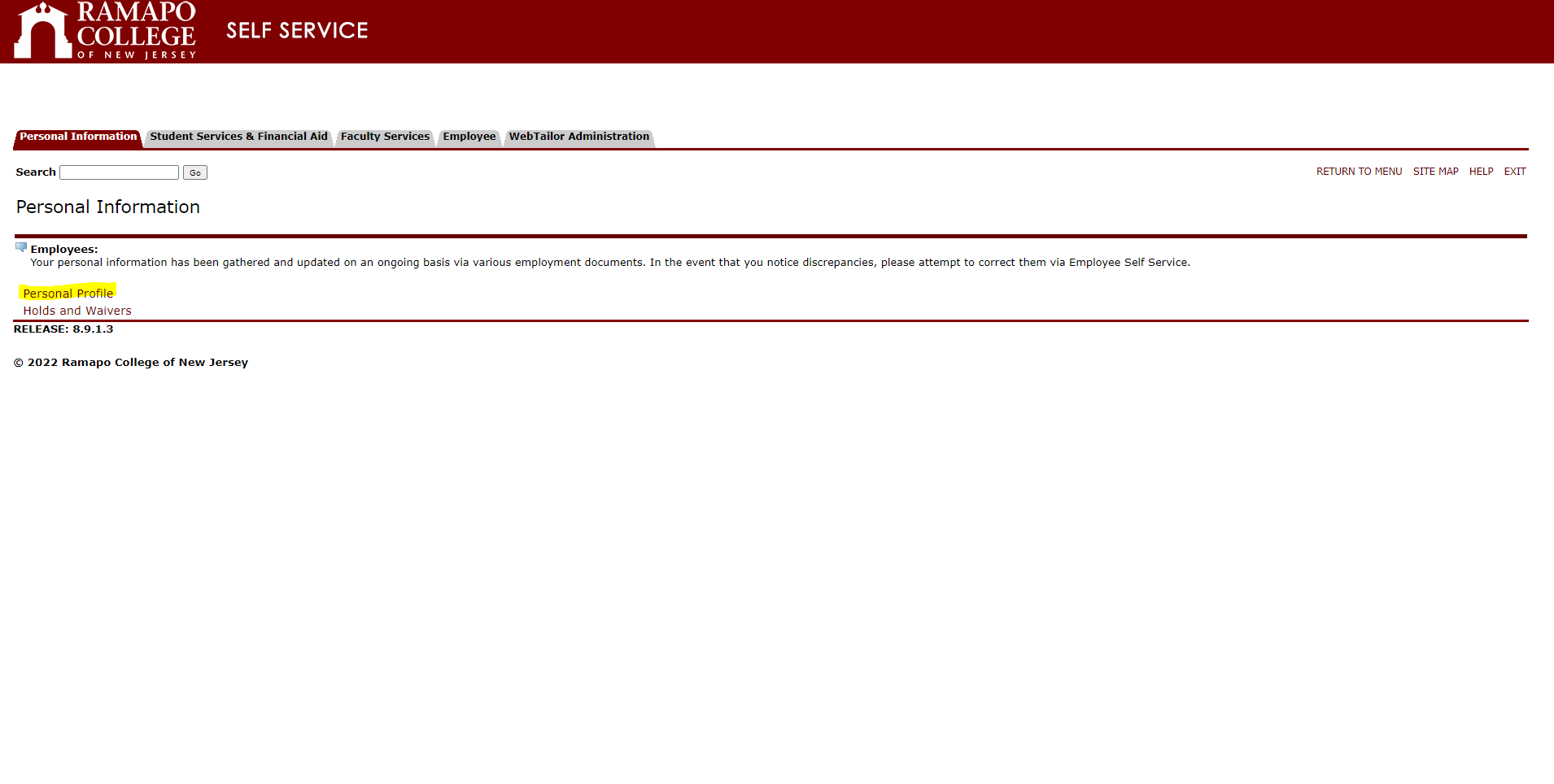 Ramapo College Web Self-Service: A Comprehensive Guide