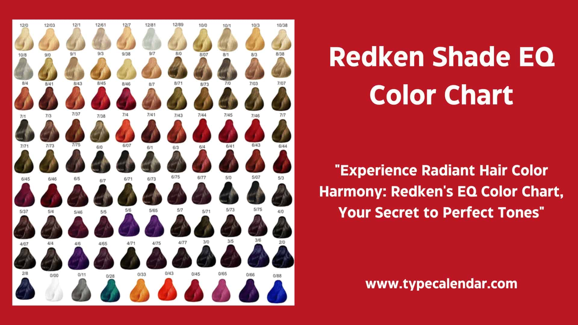 Redken Shades EQ Shade Chart: Your Guide To Perfect Hair Color