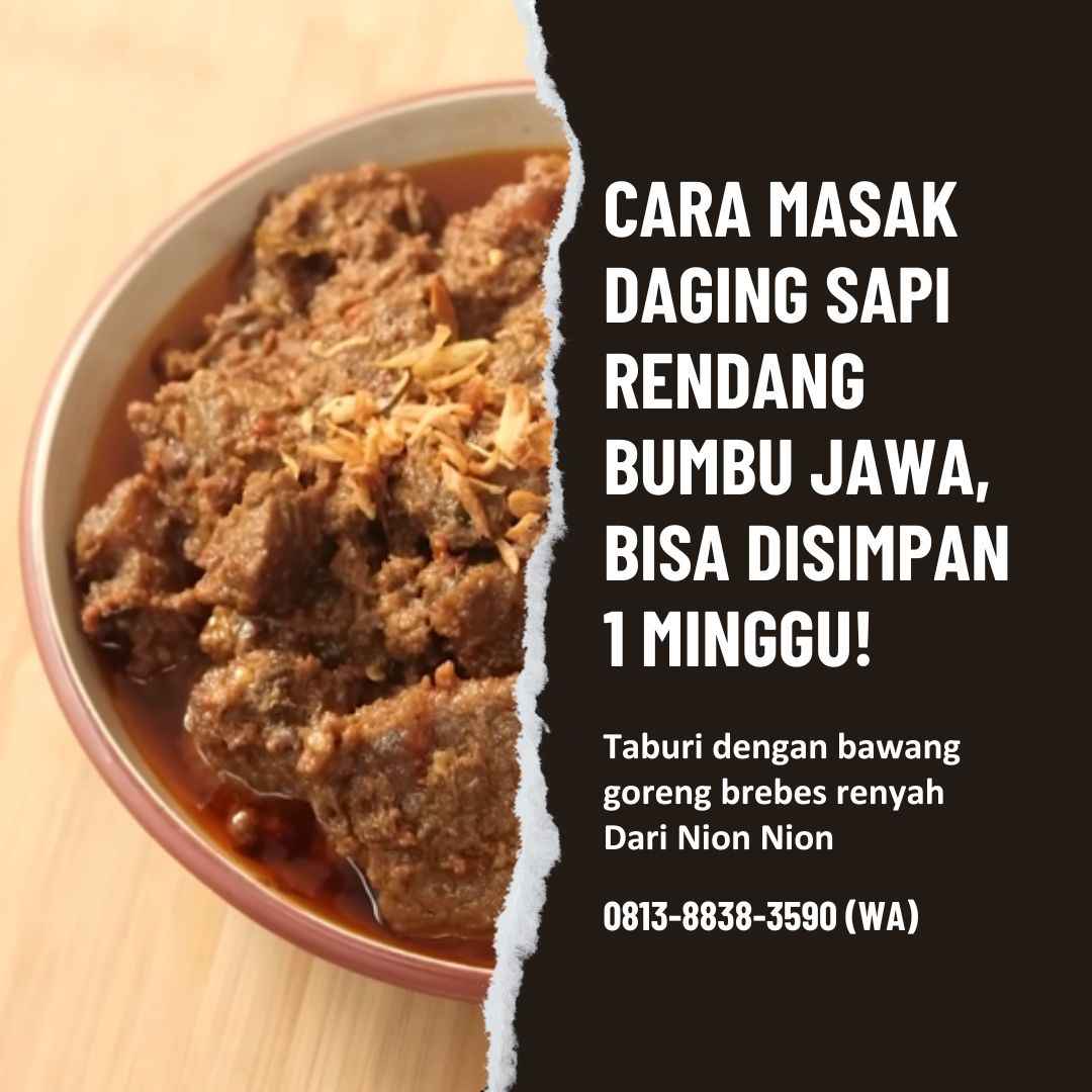 Resep Rendang Sapi 1 Kg: Tips & Trik Memasak Daging Empuk & Beraroma