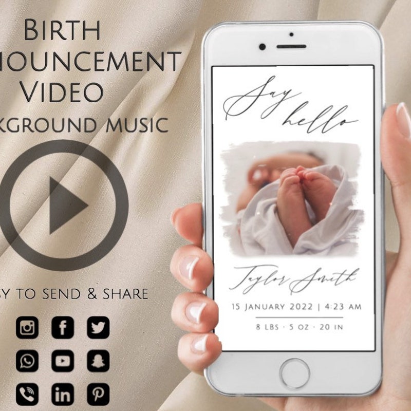 Shutterfly Birth Announcements: Design Tips & Ideas For Perfect Baby's First Impression