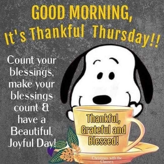 Snoopy Thursday Blessings: Spreading Joy And Cheer