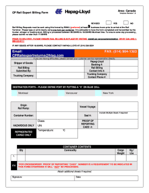 Streamlining Your Hapag-Lloyd Export Rail Billing: A Comprehensive Guide