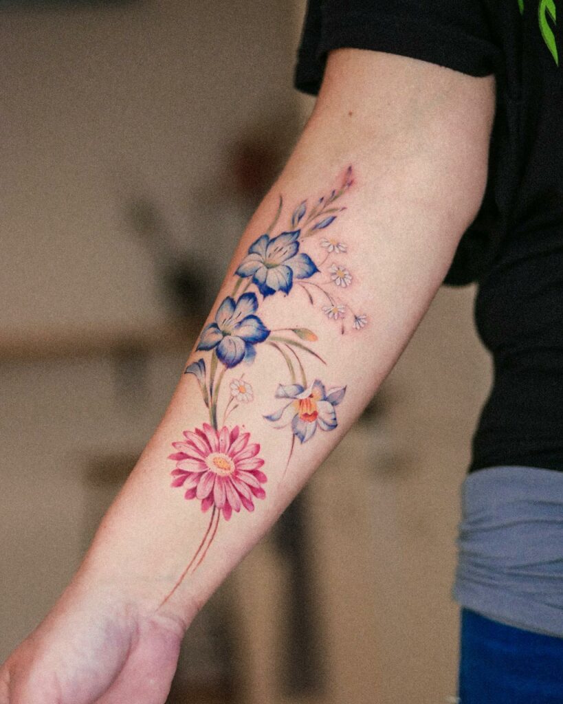 Stunning Forearm Flower Tattoo Ideas: Designs & Inspiration