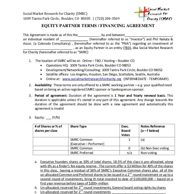 Sweat Equity Partnership Agreement Templates: A Comprehensive Guide