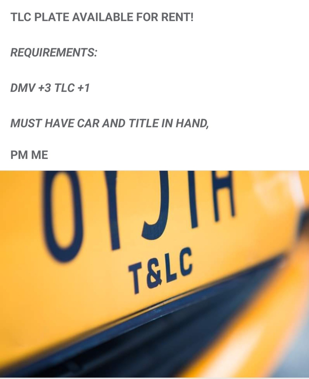 TLC Plates For Rent In NYC: Your Guide To Finding The Best Options