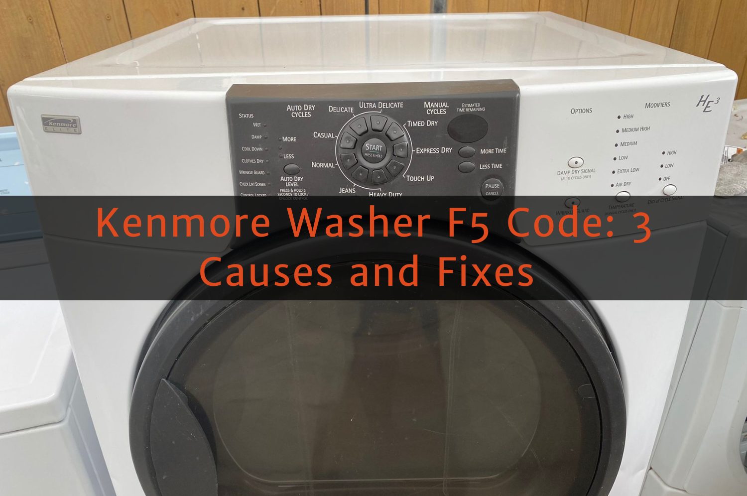 Troubleshooting Cabrio Washer E2 F5 Error Code: A Step-by-Step Guide