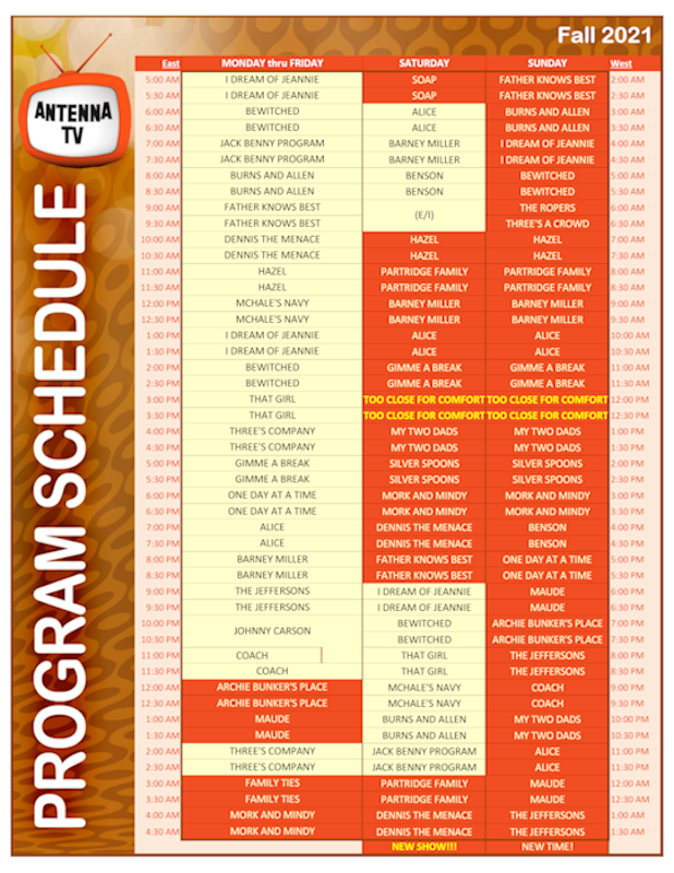 TV Antenna Schedule: What To Watch Today