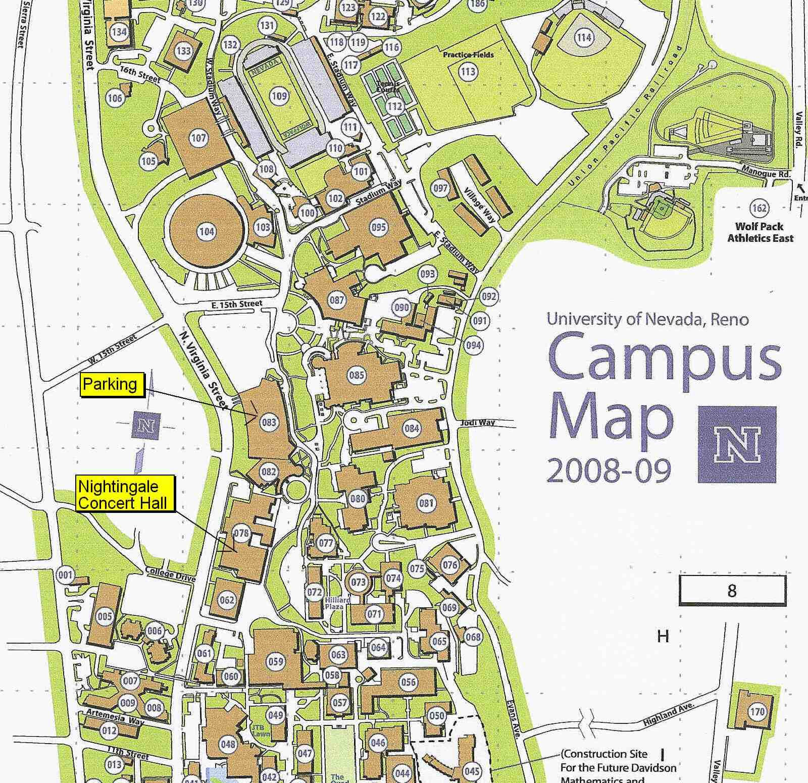 UNR Campus Map 2020: A Comprehensive Guide To The University Of Nevada, Reno