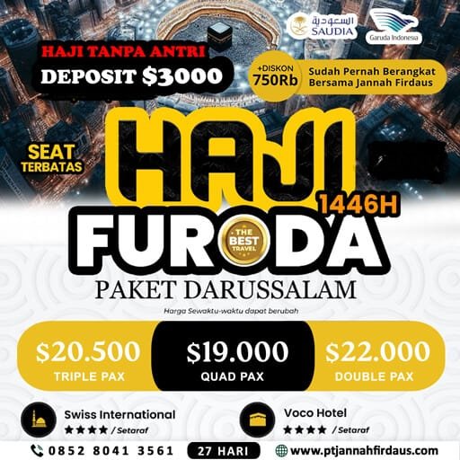 Update Harga Paket Haji Furoda 2024: Perbandingan Dan Pilihan Terbaik