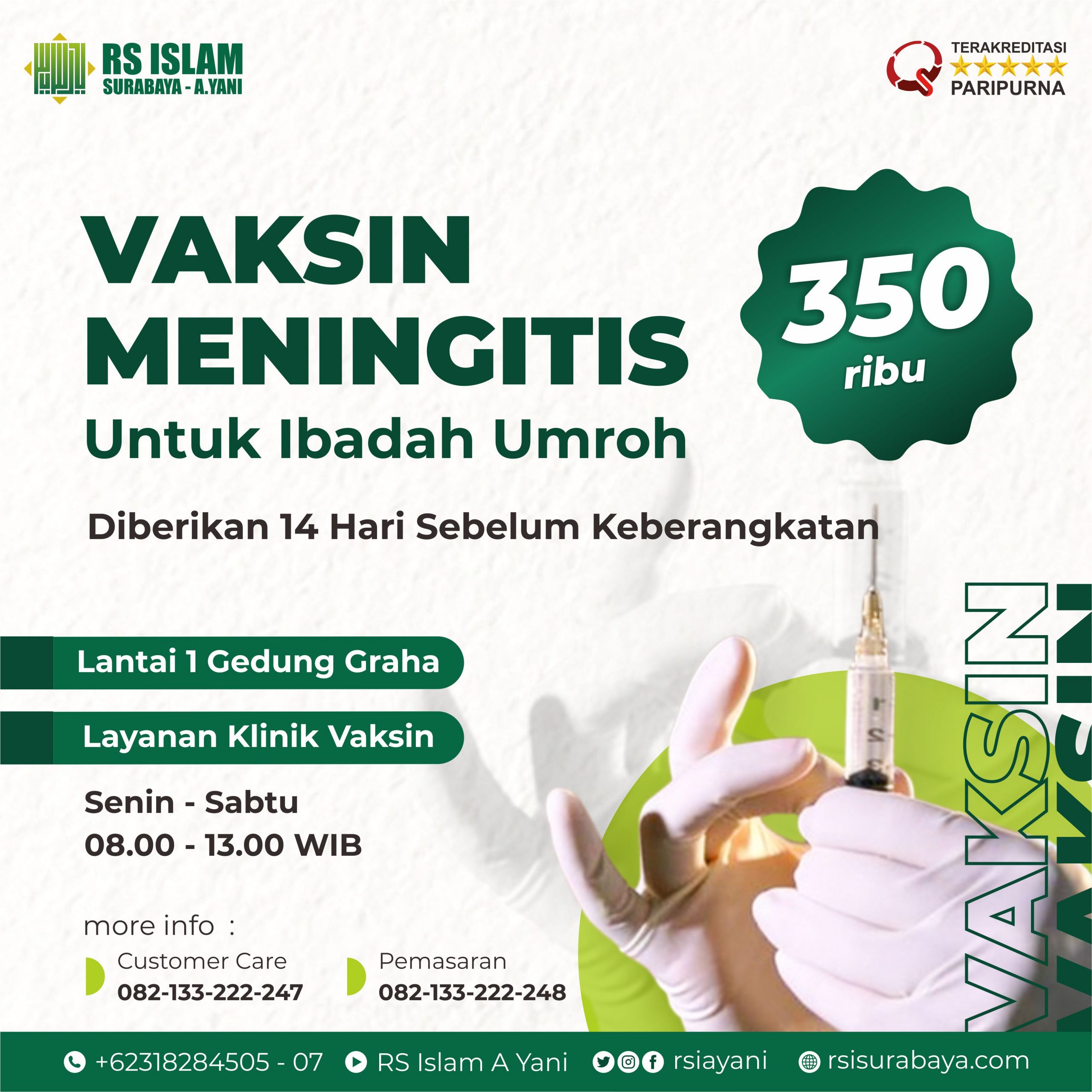 Vaksin Meningitis Umroh: Ketahui Masa Berlakunya Sebelum Berangkat