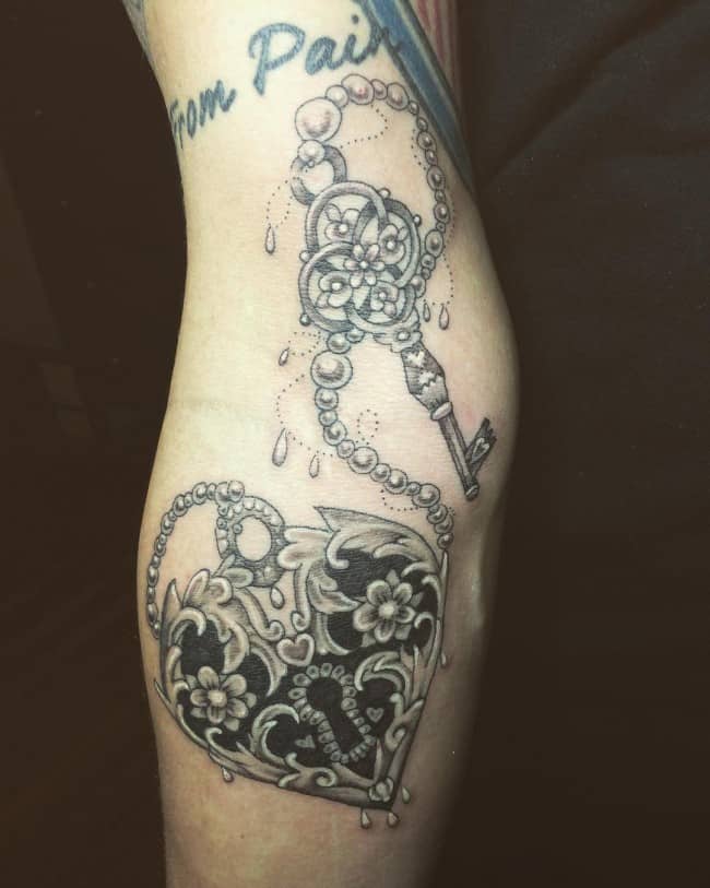Vintage Lock And Key Tattoos: A Symbol Of History And Modern Ink
